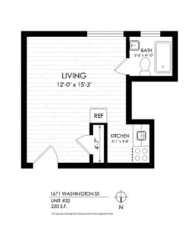 Floor plan Studio
