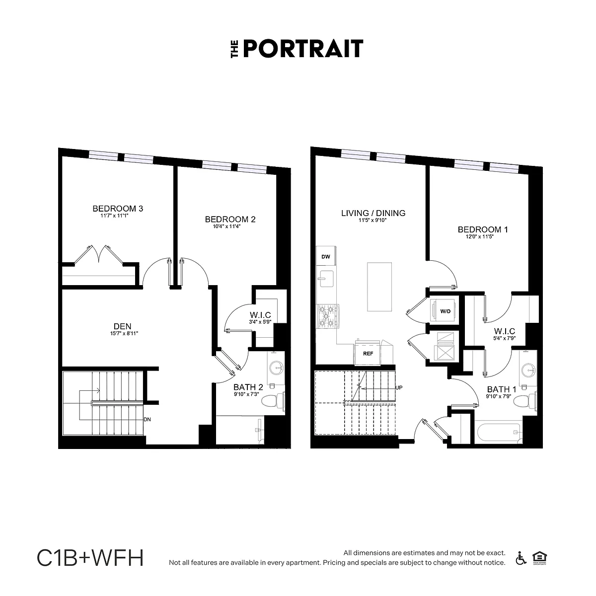 Floor plan C1B+
