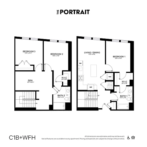 Floor plan C1B+