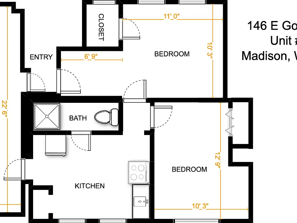 146 E Gorham St #3R