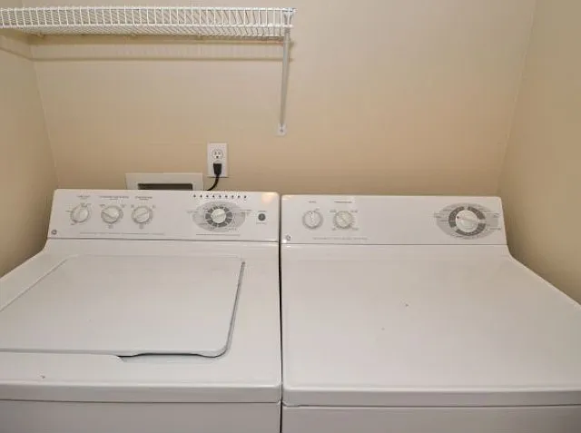 Washer and Dryer in Two Bedroom Apartment Home