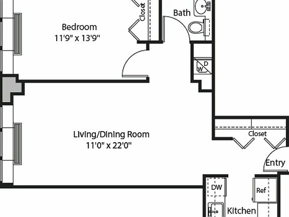 2nd image of 229 Chrystie St APT 1409