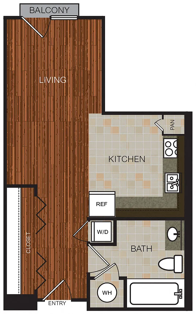 Floor plan Studio 5