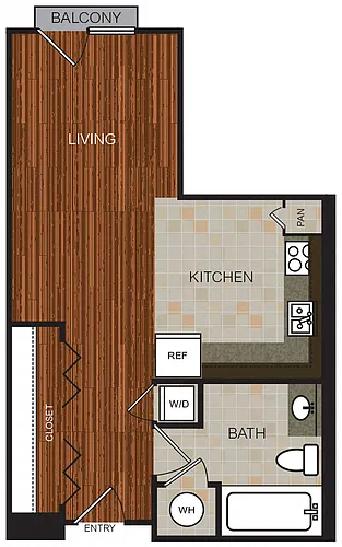 Floor plan Studio 5