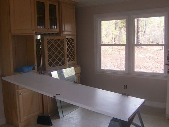 Built in hutch in dining room.  excuss the mess. remodeling underway