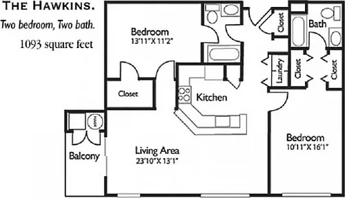 Floor plan The Hawkins