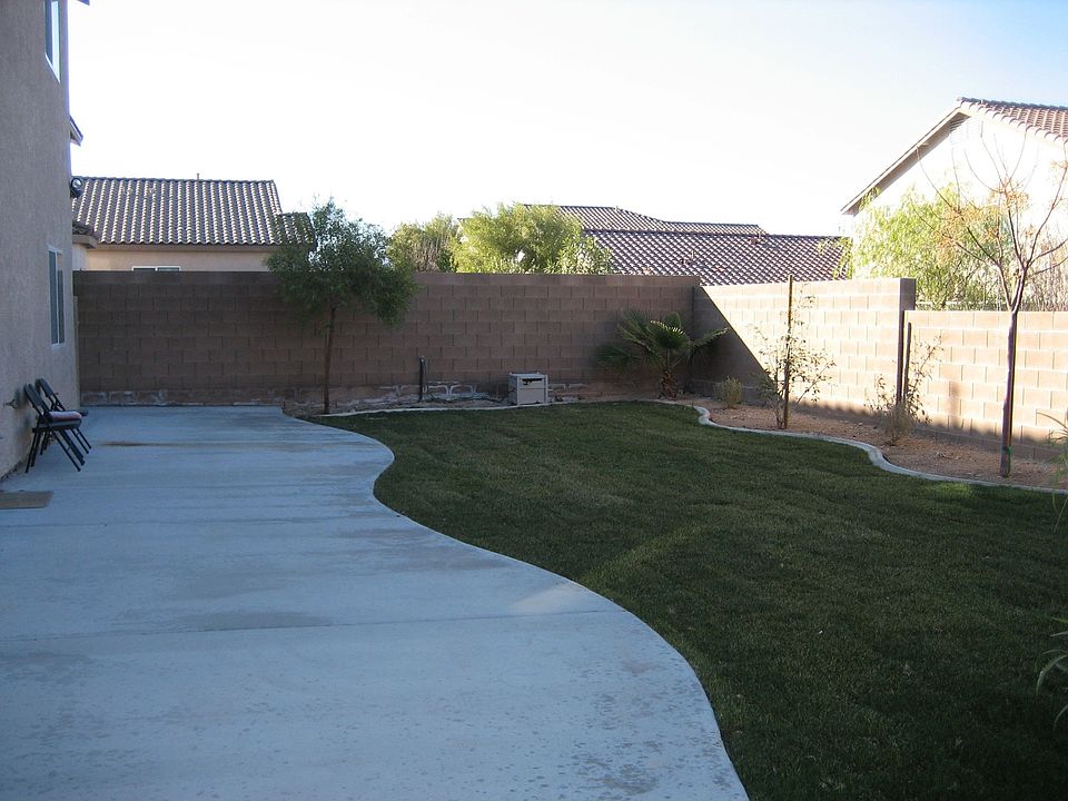Pool sized back yard