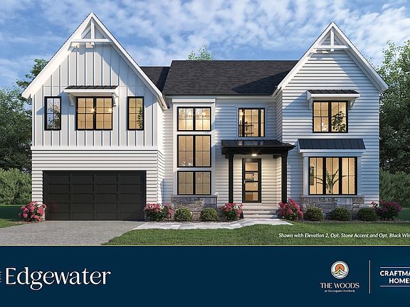 The Edgewater Floor Plan, by Craftmark Homes