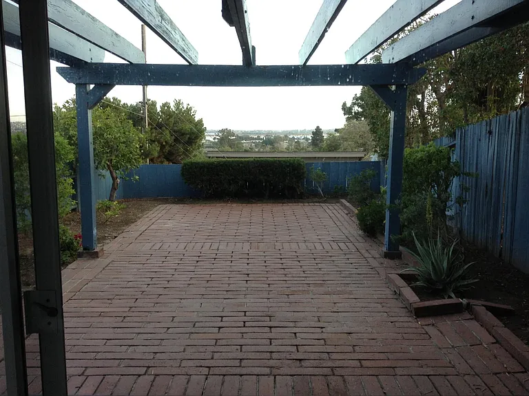 Backyard - views toward bay