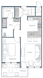 Floor plan A62