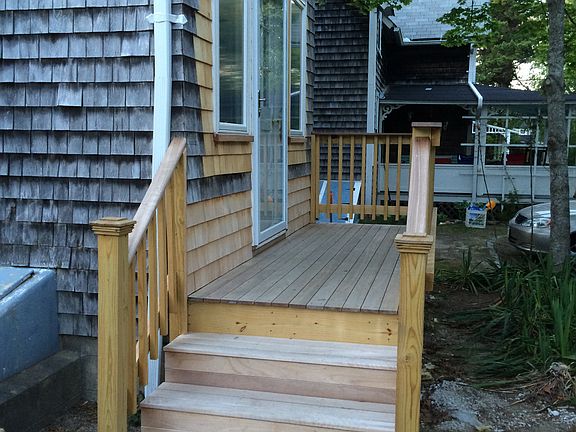 downstairs bedroom deck