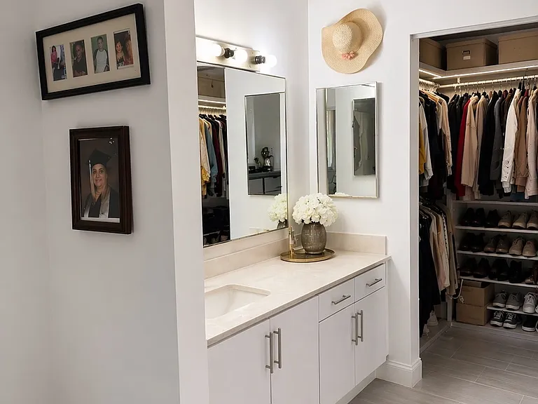 Master Room Vanity and walking Closet