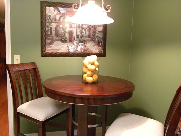 Eating Area inside Kitchen