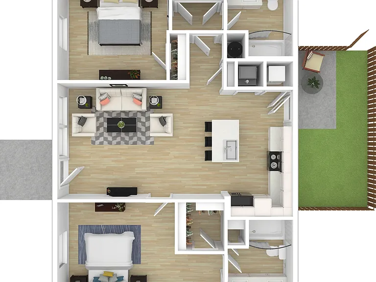2 Bedroom Duplex 2 Bedroom Duplex