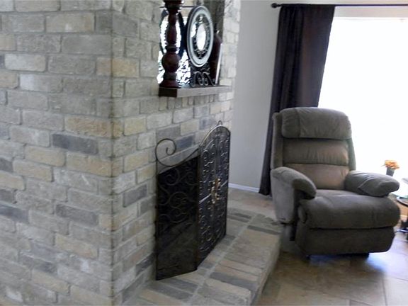 Beautiful fireplace