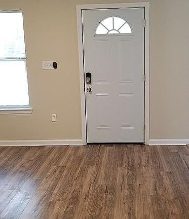 Living room facing door