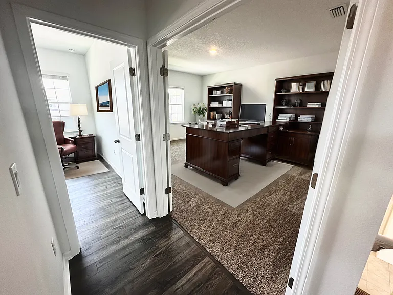 Bonus and Master bedroom. Furniture is for illustrative purposes, not included.