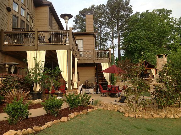 Lower backyard & deck