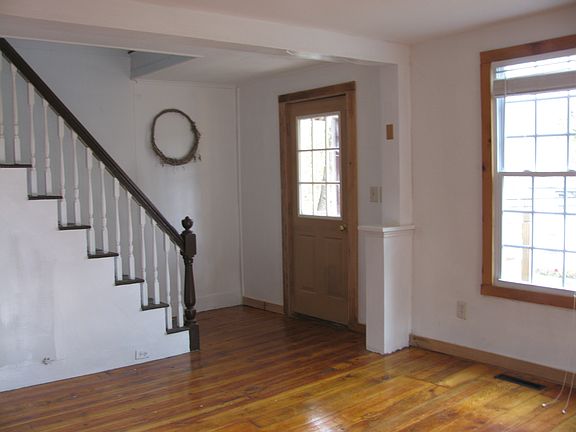 Living room and front door