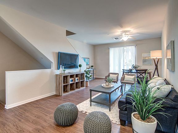 Living Room - Open Floor Plan - Private Patio