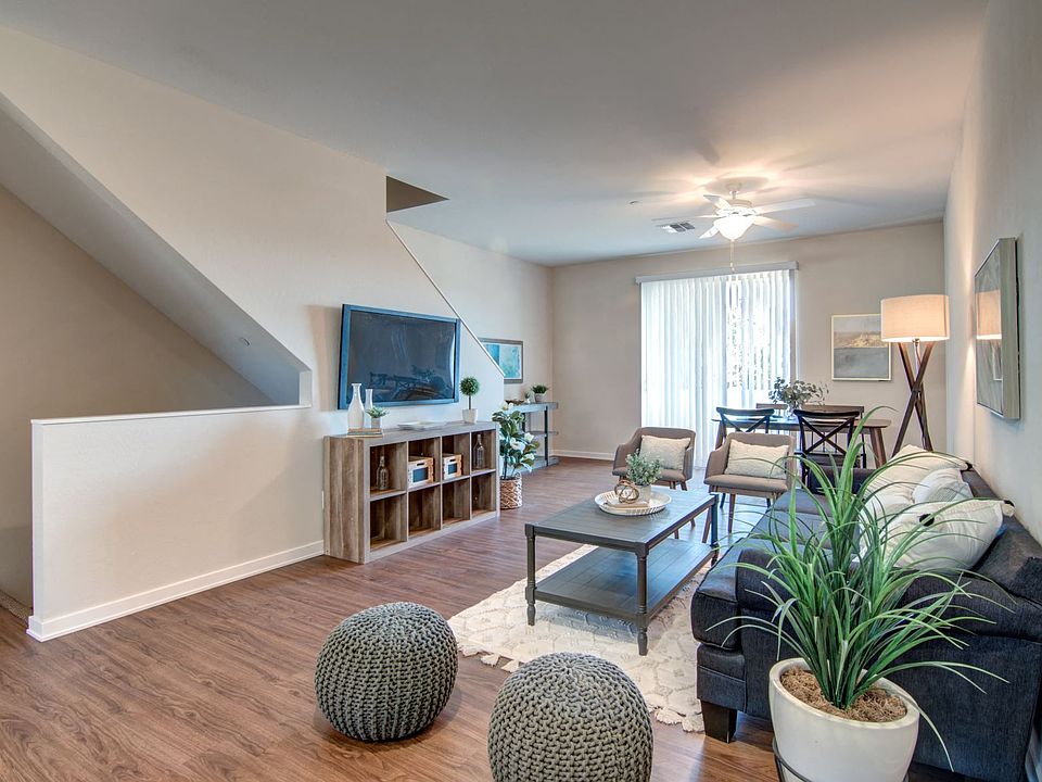 Living Room - Open Floor Plan - Private Patio