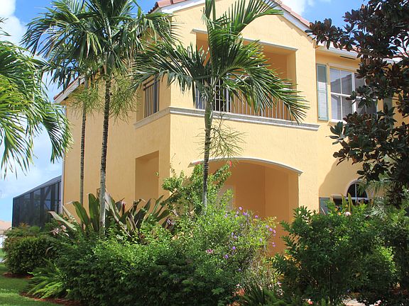 Side of House with Palms