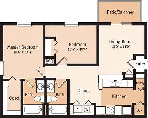 Floor plan The Hickory