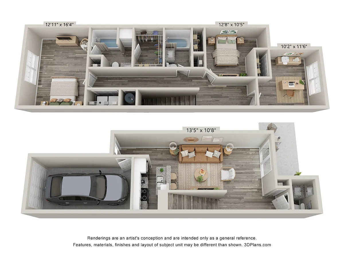 Floor plan 3X25