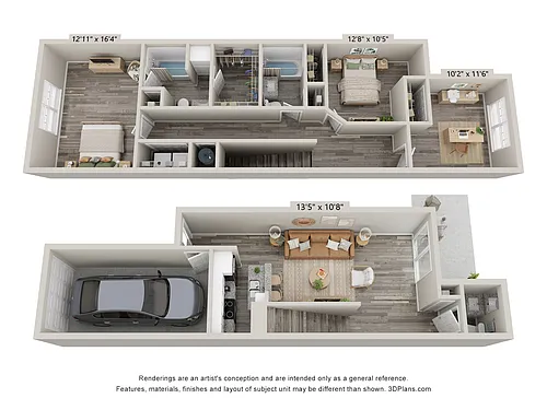 Floor plan 3X25