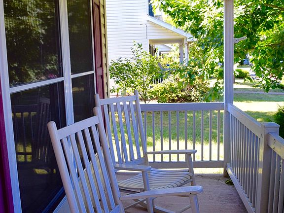 Quaint front porch