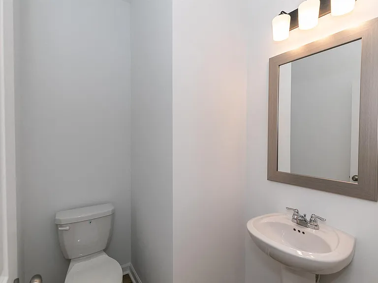 Half bathroom on the 1st floor