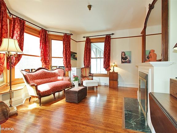 Living Room with Fireplace