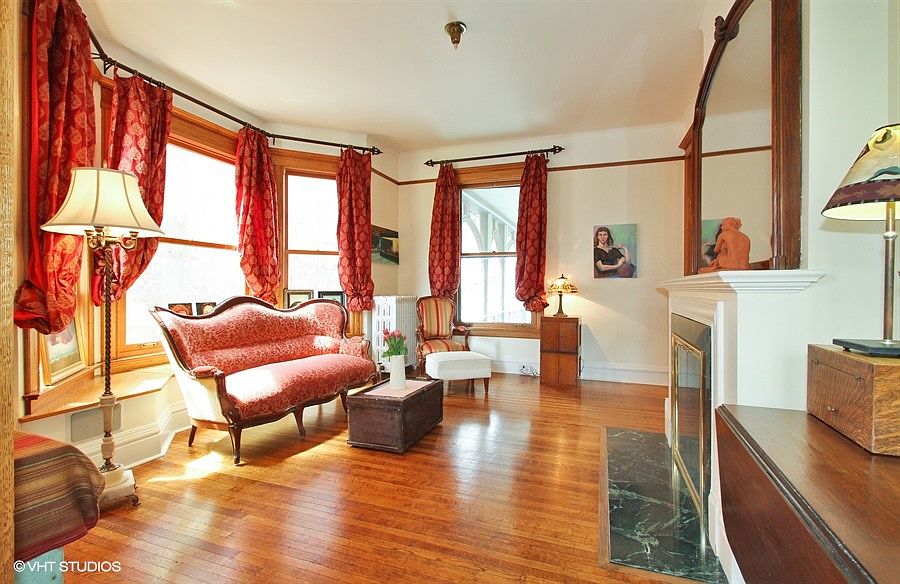 Living Room with Fireplace