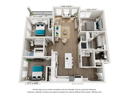 Floor plan The Carolina