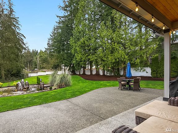 Backyard view from your covered patio.