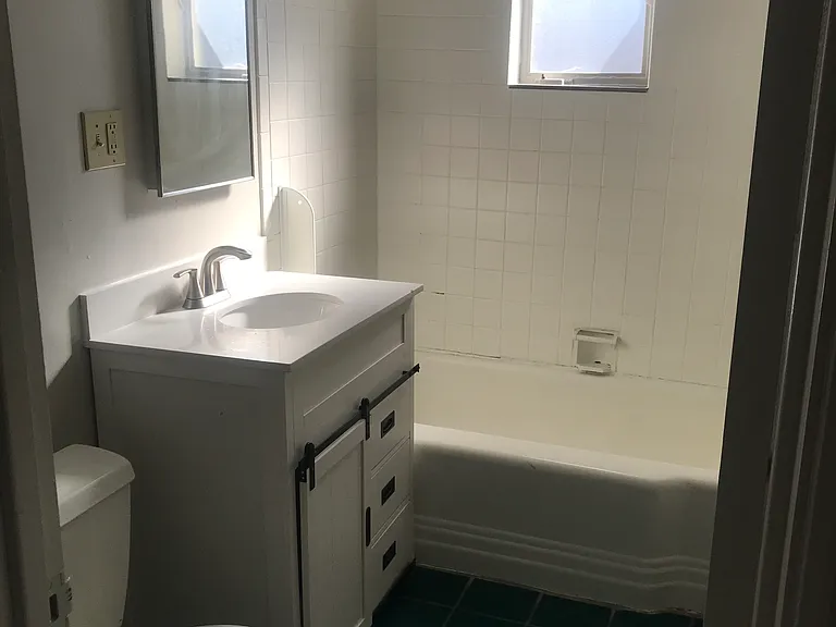 single family hall bath