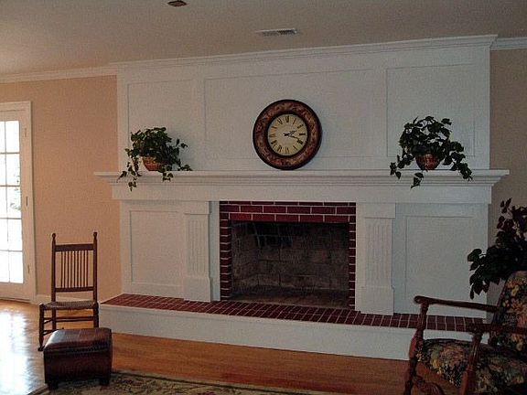 Wood Fireplace-Gas Available
