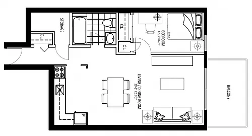 Floor plan 104