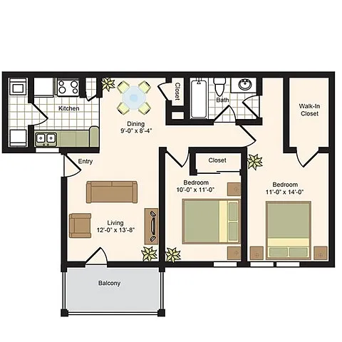 Floor plan B2