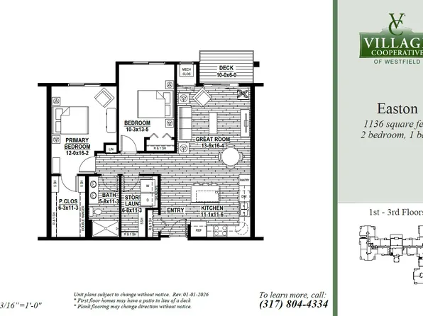 Easton Plan, Village Cooperative of Westfield (Active Adults 62+)