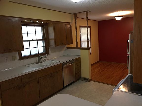 Walk through kitchen