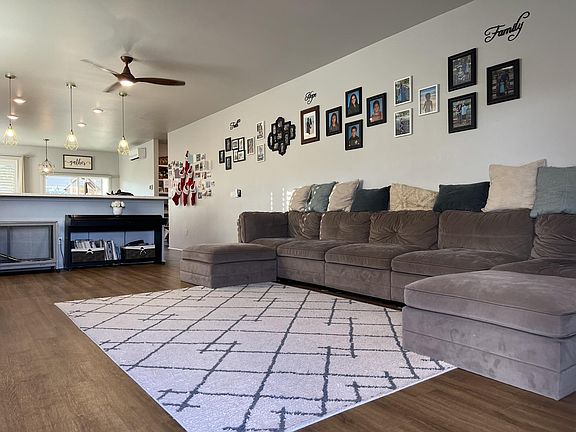 View of the Living Room from the front door.