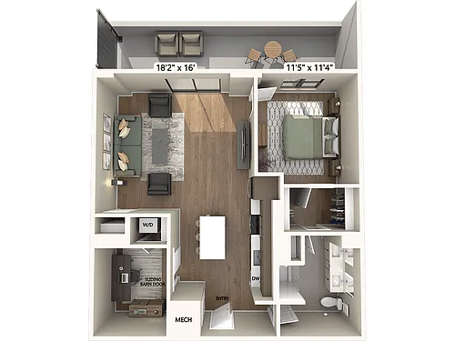 Floor plan A16-D-Scheme3