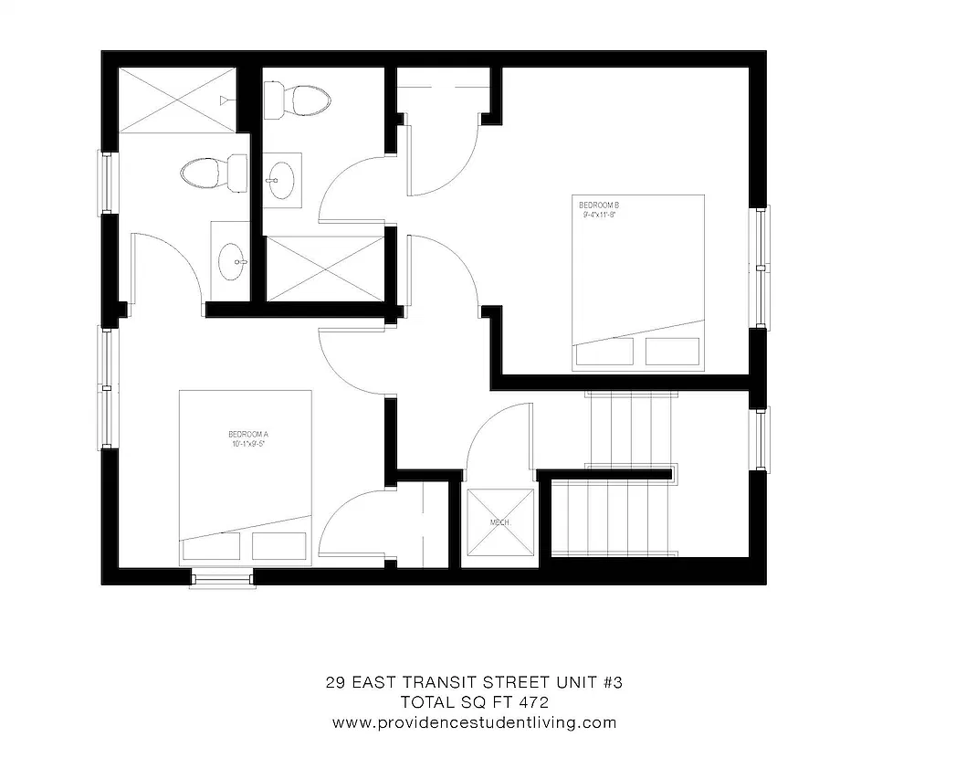 Floor plan 29 East Transit