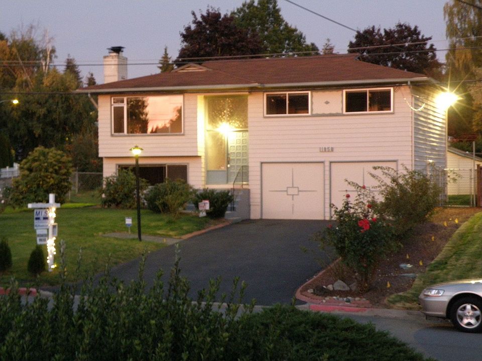 house at the sunset