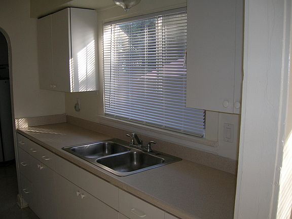 Kitchen window to courtyard