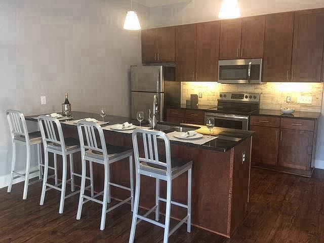 Kitchen with new appliances