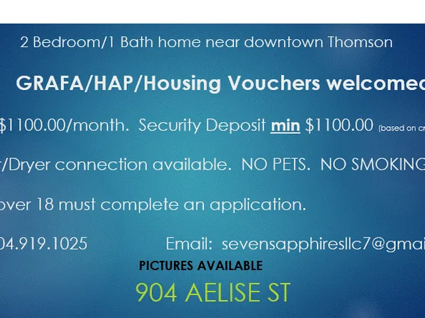 904 Aelise St, Thomson, GA 30824