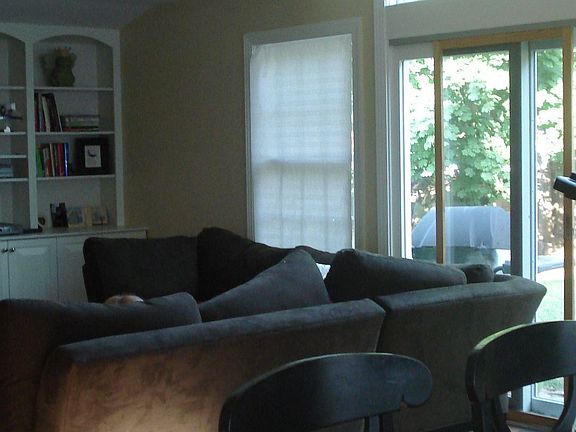 Family Room with Cathedral Ceiling