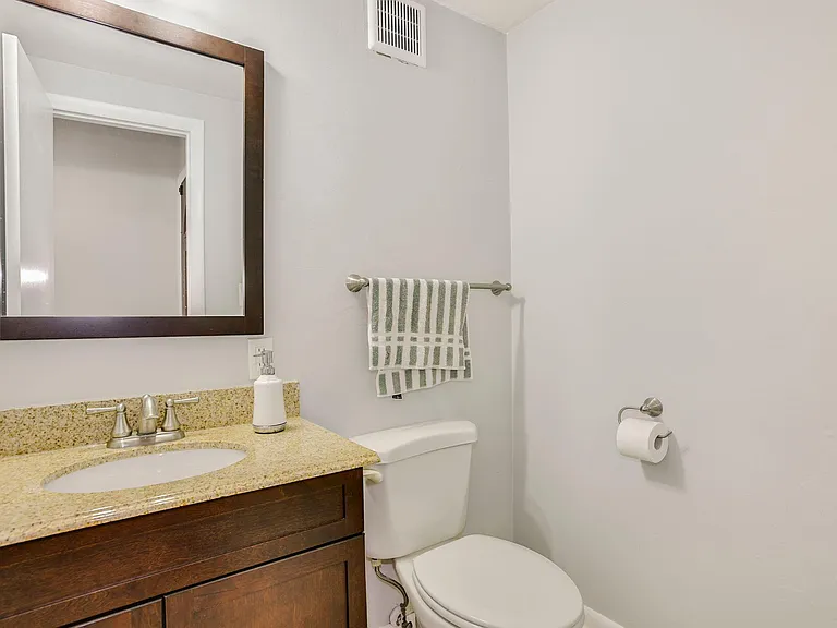 Half bath on the main level